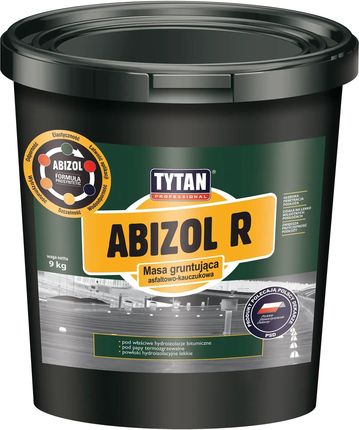 TYTAN PROFESSIONAL ABIZOL R Masa gruntująca asfaltowo-kauczukowa 9 kg czarny