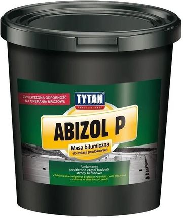 TYTAN PROFESSIONAL ABIZOL P Masa bitumiczna do izolacji powłokowych 9 kg