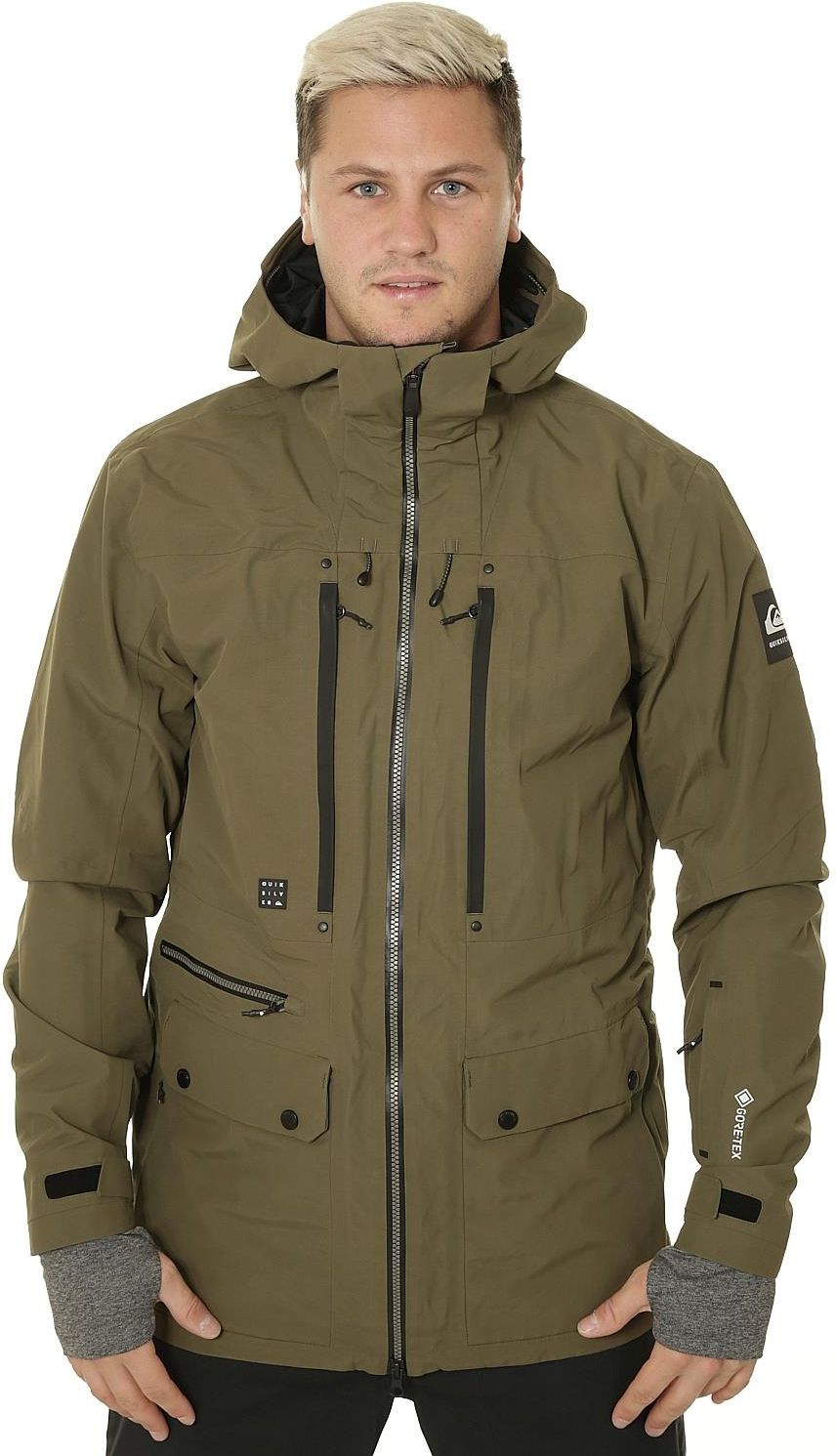 Quiksilver Black Alder 2L Gore Tex Cre0 Grape Leaf Green Ceny i