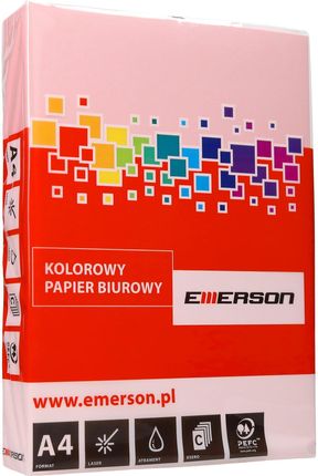 Papier ksero A4 80g różowy Emerson 8007