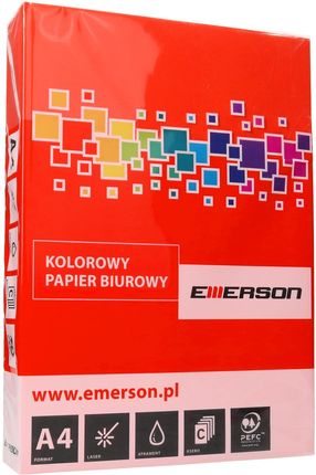 Papier ksero A4 80g czerwony Emerson 8022