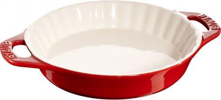 okrągły półmisek ceramiczny do ciast 1.2 ltr czerwony 405111640