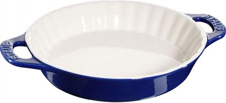 okrągły półmisek ceramiczny do ciast 2 ltr niebieski 405111680