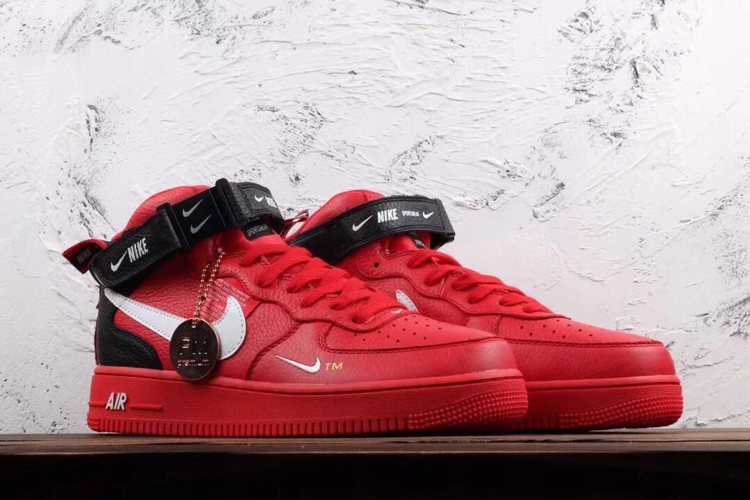 nike air force 1 utility red high