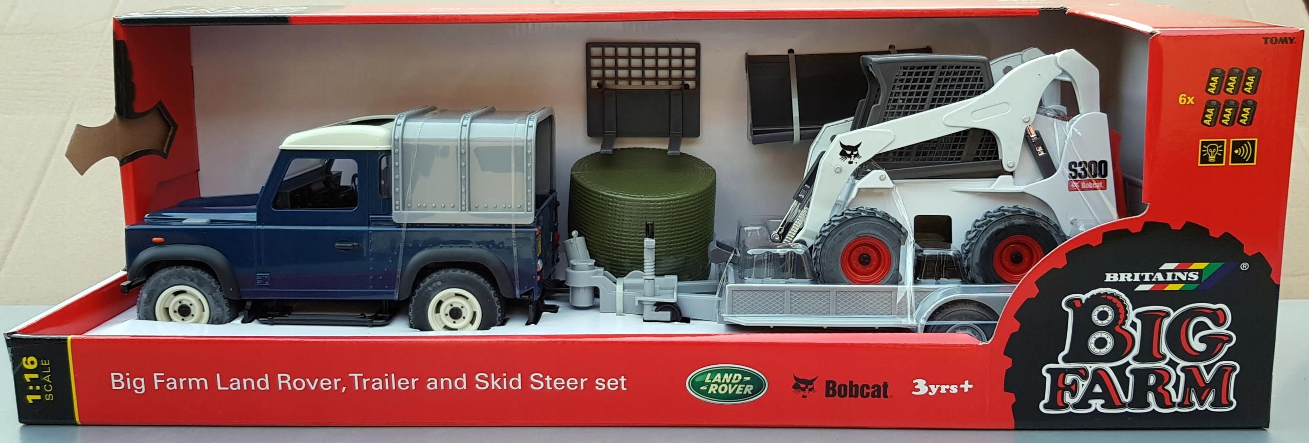 BRITAINS FARM LAND Rover Defender 90 Truck Cab EUR 15,41 - DE