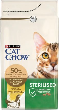CAT CHOW SPECIAL CARE Sterilised bogata w kurczaka 1,5kg