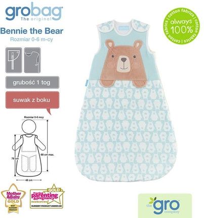 Grobag bennie hot sale the bear