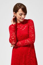Sukienka koronkowa - - czerwony - Ceny i opinie 