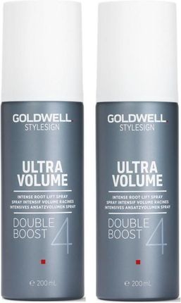 Goldwell Stylesign Ultra Volume Double Boost Zestaw Spray Zwiększający Objętość 2x200Ml