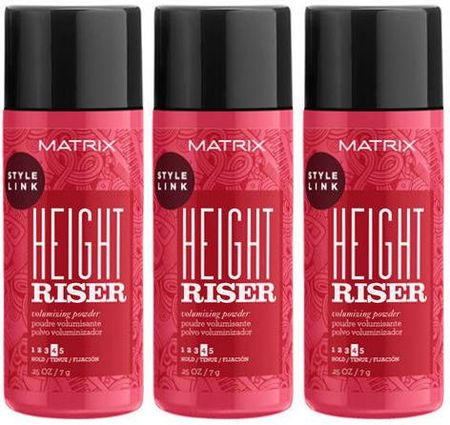Matrix Style Link Height Riser Zestaw Stylizujący Puder Zwiększający Objętość Włosów 3x7G