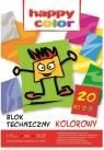 Happy Color Blok Techniczny A4/20 - Kolorowy. 170G/M2
