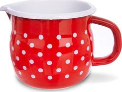 Zdjęcie Orion Kubek Emaliowany Retro 0 8L Czerwony W Grochy Uniwersalny - Środa Wielkopolska