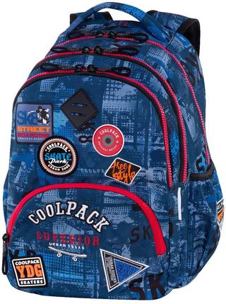 Coolpack Plecak młodzieżowy Bentley Badges Boys Blue 49506CP nr B24054
