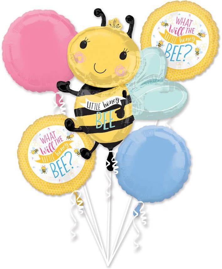 Bukiet balonów foliowych na Baby Shower 5szt - Ceny i opinie - Ceneo.pl