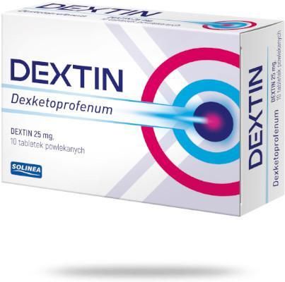 Dextin 25 mg 10 tabletek