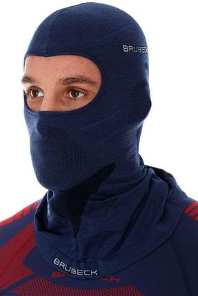 Brubeck Kominiarka Wool Neck Balaclava Granatowy