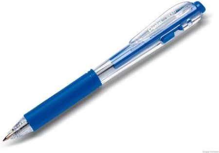 Długopis Pentel Bk437 Z Gumowym Uchwytem Automatyczny Niebieski