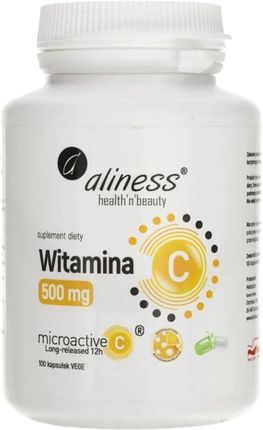 ALINESS Witamina C 500 mg 100 kaps 