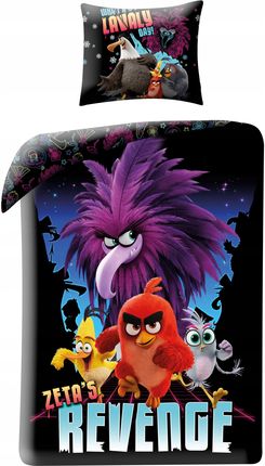 Pościel Angry Birds Movie 100% Bawełna 160x200