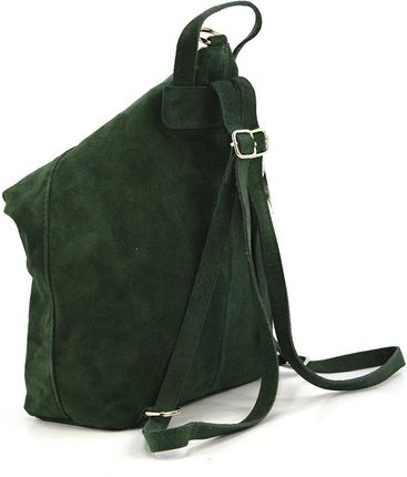 Plecak zamszowy vp946 zielony - Zielony