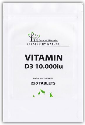 Forest Vitamin Witamina D3 10000Iu 250Tabl