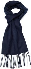 Zdjęcie HEMLEY Elegancki granatowy szal kaszmirowy - Konstancin-Jeziorna