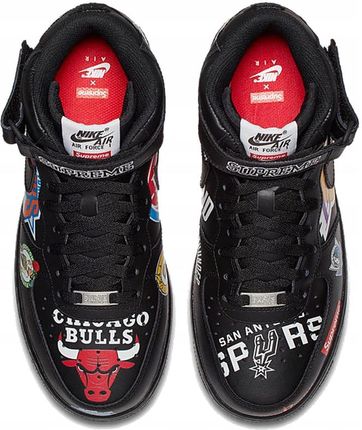 NIKE NBA Supreme Air Force 1 Mid ブラック Nike Supreme x NBA x Air Force 1 Mid 07 AQ8017-001 Z 1507.00