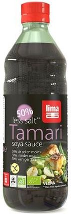 Lima Sos Sojowy Tamari 50% Mniej Soli Bezglutenowy Bio 500Ml