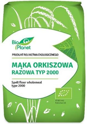 Bio Planet Mąka Orkiszowa Razowa Typ 2000 Bio 1Kg