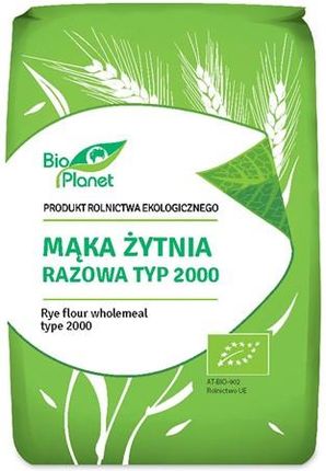 Bio Planet Mąka Żytnia Razowa Typ 2000 Bio 1 Kg Bio Planet