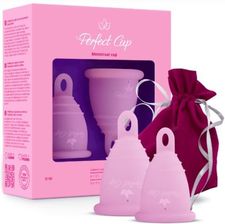 Perfect Cup Kubeczki Menstruacyjne S+M Pudrowy Róż - Kubeczki menstruacyjne