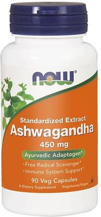 Kapsułki Now Foods Ashwagandha Extract 450Mg 90 szt.