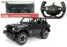Lean Toys Auto R/C Jeep Wrangler Rubicon 1:14 Rastar Czarny