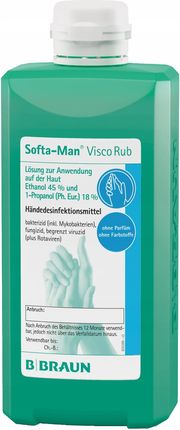 Softa-Man Visco Rub żel do dezynfekcji rąk 500 ml Butelka zakręcana