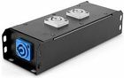 ADAM HALL  PRO PORT 2PP - POWER DISTRIBUTOR 1 X POWER TWIST INPUT + 3 X POWER TWIST OUTPUTS AHPROPORT2PP 