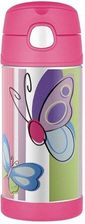 Zdjęcie Thermos Funtainer Stalowy Różowy Motyl 355ml - Opalenica