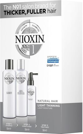 Nioxin System 150ml Szampon 150ml + Odżywka 150ml + Kuracja 50ml