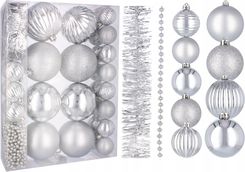 Zdjęcie Zestaw 32 Ozdób Choinkowych Bombki Klasyczne - Warszawa