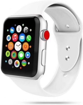 TECH-PROTECT SMOOTHBAND APPLE WATCH 1/2/3/4/5/6/SE 42/44MM BIAŁY