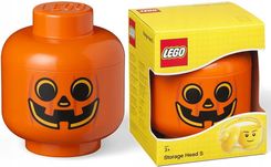 Zdjęcie LEGO Pojemnik Pudełko Głowa Mała Dynia Halloween - Sępopol