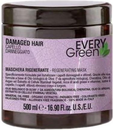 Every Green Damaged Hair Maska Odbudowująca Włosy Zniszczone 500 Ml