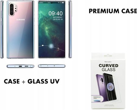 Szkło Uv Glass Samsung Galaxy Note 10 Plus + Etui