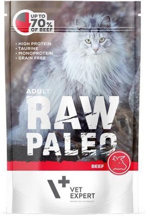 Vet Expert Raw Paleo Adult Cat Wołowina 100g