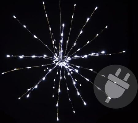 Świąteczne oświetlenie deszcz meteorytów zimny
