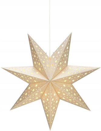 Gwiazda stojąca 45 cm złota Solvalla