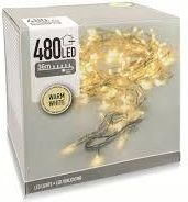 Zdjęcie Lampki choinkowe 480 Led zewnętrzne biały ciepły - Płock
