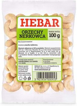 Hebar Orzechy Nerkowca 100g