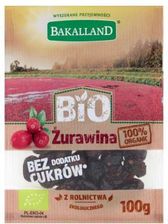 Zdjęcie Bakalland Żurawina Suszona Z Zagęszczonym Sokiem Jabłkowym Bio 100g - Tarnobrzeg