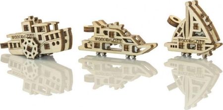 Wooden City Drewniane Puzzle 3D Statki