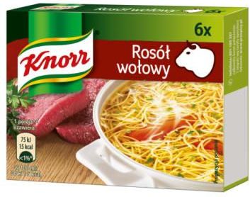 Knorr Bulion Wołowy 6 Litrów 120g